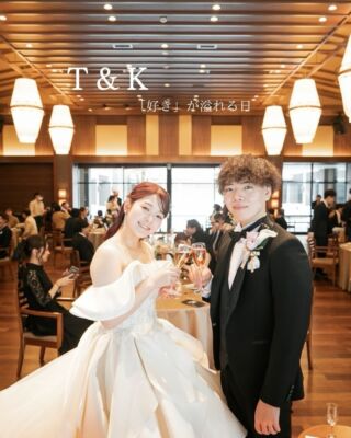 .
.
「好き」が溢れる日
.
#ウェディングレポート
#結婚式
#thegransuite
#花嫁レポート
